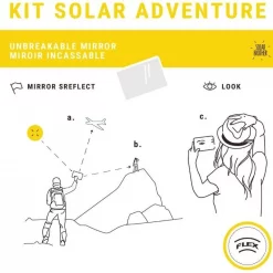 Allume-feu Solaire Et Miroir Solar Brother Adventure Kit -SE LAVER / SE SOIGNER Soldes Magasin allume feu solaire et miroir solar brother adventure kit 2