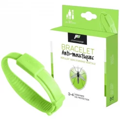 Bracelet Anti-insectes Bracelet Anti-moustiques Pharmavoyage Vert
