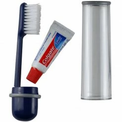 Brosse Pliable Brosse à Dents CAO Avec Tube De Dentifrice Colgate