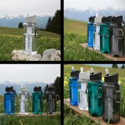 Traitement De L'eau Gourde Filtre à Eau Lifestraw Go 1L Noire -SE LAVER / SE SOIGNER Soldes Magasin gourde filtre a eau lifestraw go 2 stages 1l transparente 2