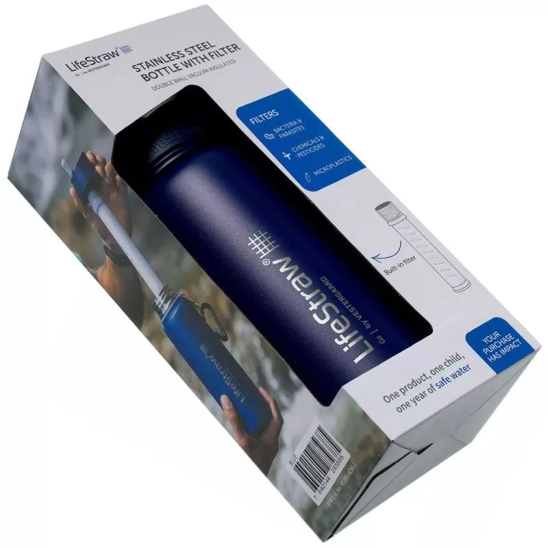Traitement De L'eau Gourde Filtre à Eau Lifestraw Go Stainless Steel 700 Ml 5 Traitement De L'eau Gourde Filtre à Eau Lifestraw Go Stainless Steel 700 Ml – Image 3