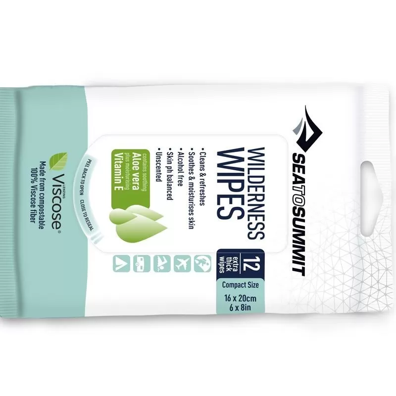 Hygiène Lingettes Lavantes Sea To Summit Wilderness Wipes Taille M (lot De 12) 4 Hygiène Lingettes Lavantes Sea To Summit Wilderness Wipes Taille M (lot De 12) – Image 2
