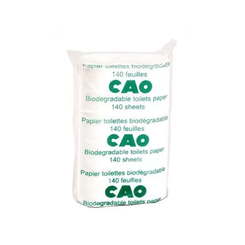 Papier Toilette Biodégradable CAO (lot De 2 Paquets) 4 Papier Toilette Biodégradable CAO (lot De 2 Paquets) – Image 2