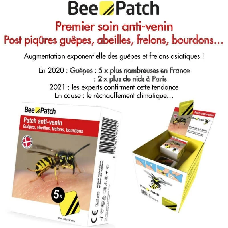 Katadyn Répulsif Patch Antivenin Après Piqûre Bee Patch Anti-venin 4 Katadyn Répulsif Patch Antivenin Après Piqûre Bee Patch Anti-venin – Image 2