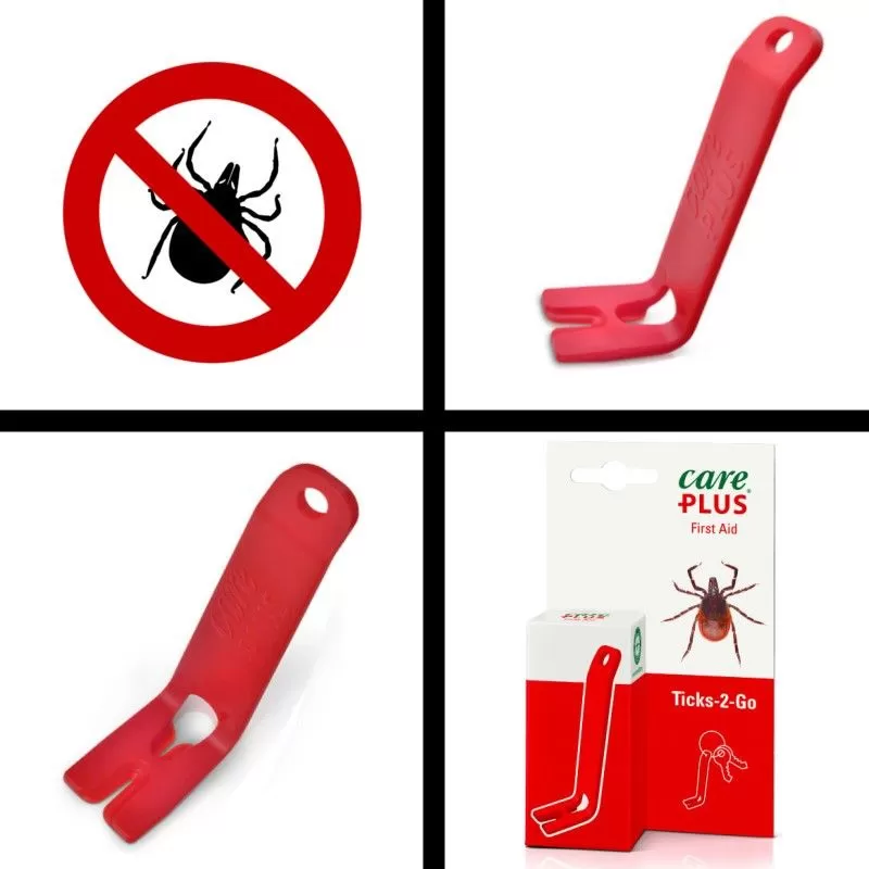 Trousse De Secours Pince à Tique Care Plus Ticks-2-Go Rouge 4 Trousse De Secours Pince à Tique Care Plus Ticks-2-Go Rouge – Image 2