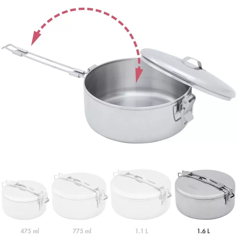 Popote Et Gamelle Popote Inox MSR Alpine Stowaway 1,6 L 4 Popote Et Gamelle Popote Inox MSR Alpine Stowaway 1,6 L – Image 2