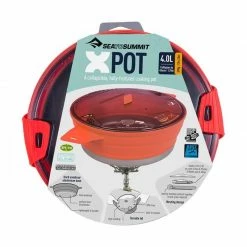 Popote Et Gamelle Popote Pliable Sea To Summit XPOT 4L Rouge -SE LAVER / SE SOIGNER Soldes Magasin popote pliable xpot 4l sea to summit rouge 2