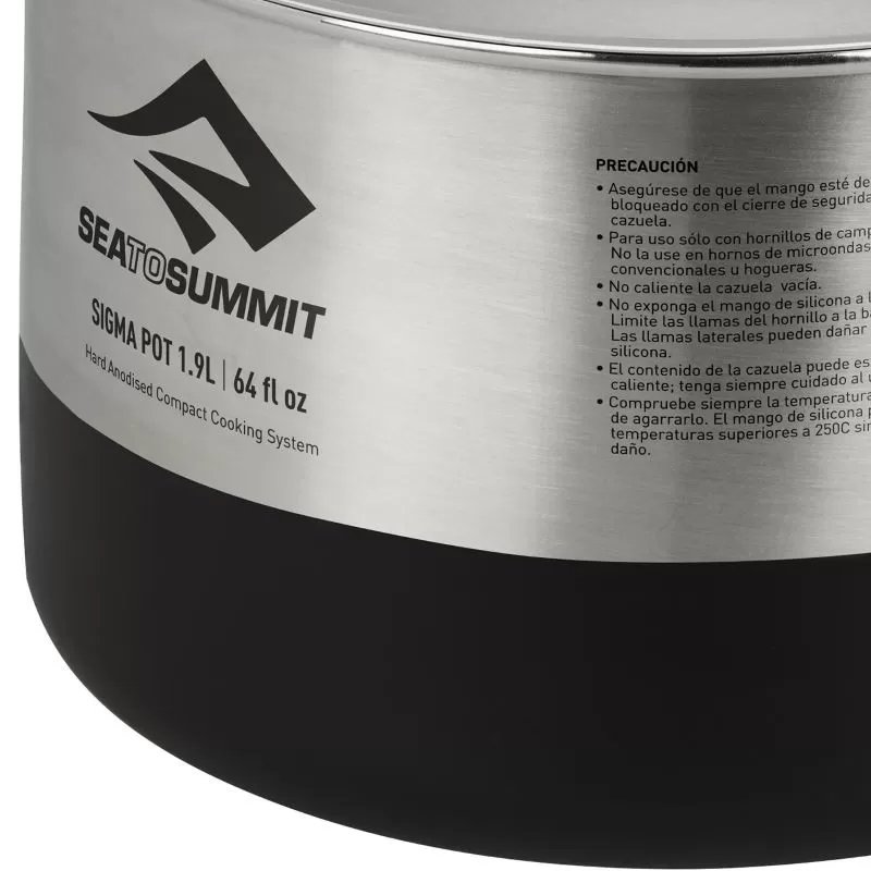 Popote Et Gamelle Popote Inox Sea To Summit Sigma Pot 1,9L 4 Popote Et Gamelle Popote Inox Sea To Summit Sigma Pot 1,9L – Image 2