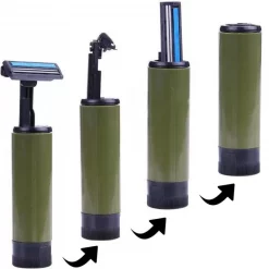 BCB Bushcraft Brosse Pliable Rasoir Pliable BCB Twist Razor