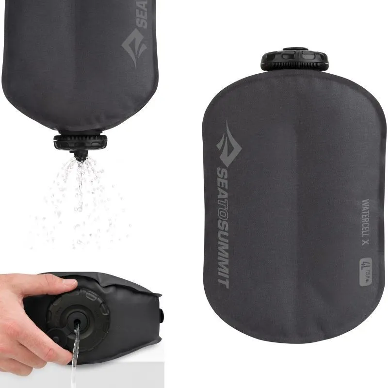 Douche Solaire Réservoir Souple Sea To Summit Watercell X 4L 3 Douche Solaire Réservoir Souple Sea To Summit Watercell X 4L