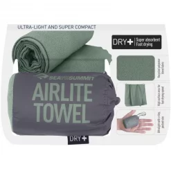 Serviette Microfibre Sea To Summit Airlite Towel S 40x80 Verte -SE LAVER / SE SOIGNER Soldes Magasin serviette microfibre m 36x84 airlite towel sea to summit verte 2