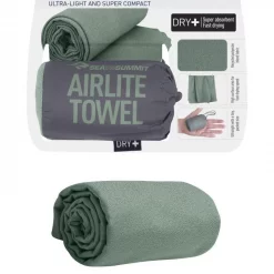 Serviette Microfibre Sea To Summit Airlite Towel S 40x80 Verte