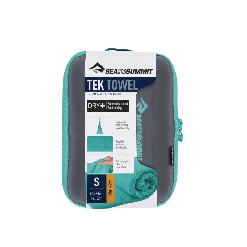 Serviette Microfibre Sea To Summit Tek Towel S 40x80 Turquoise 5 Serviette Microfibre Sea To Summit Tek Towel S 40x80 Turquoise – Image 3