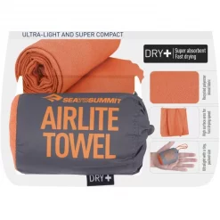 Serviette Microfibre Sea To Summit Airlite Towel S 40x80 Orange -SE LAVER / SE SOIGNER Soldes Magasin serviette microfibre sea to summit airlite towel m 36x84 grise 2