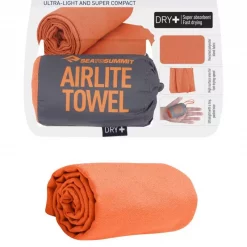 Serviette Microfibre Sea To Summit Airlite Towel S 40x80 Orange