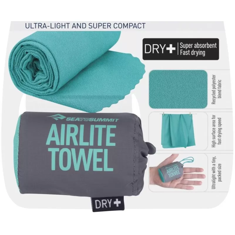 Serviette Microfibre Sea To Summit Airlite Towel L 60x120 Bleue 5 Serviette Microfibre Sea To Summit Airlite Towel L 60x120 Bleue – Image 3